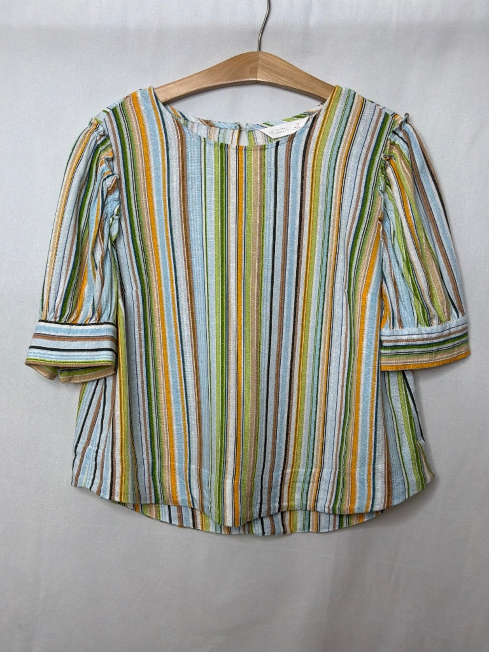 Lauren Conrad Multicolor Striped Linen Top